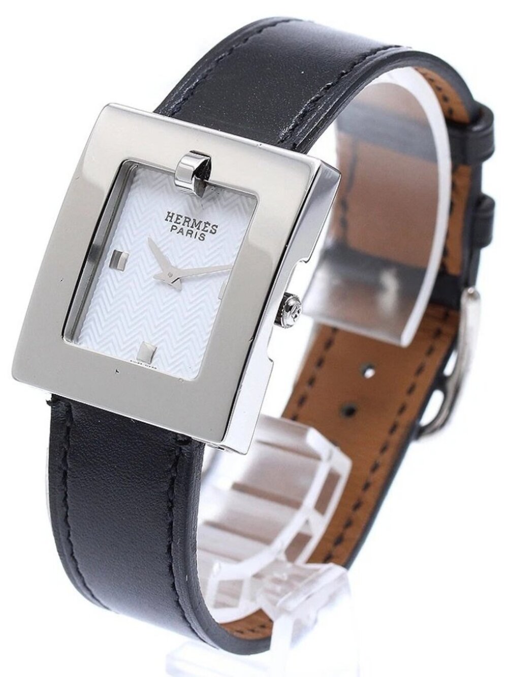 HERMES Belt watch BE1.210 white Dial Quartz Ladies Watch_921765